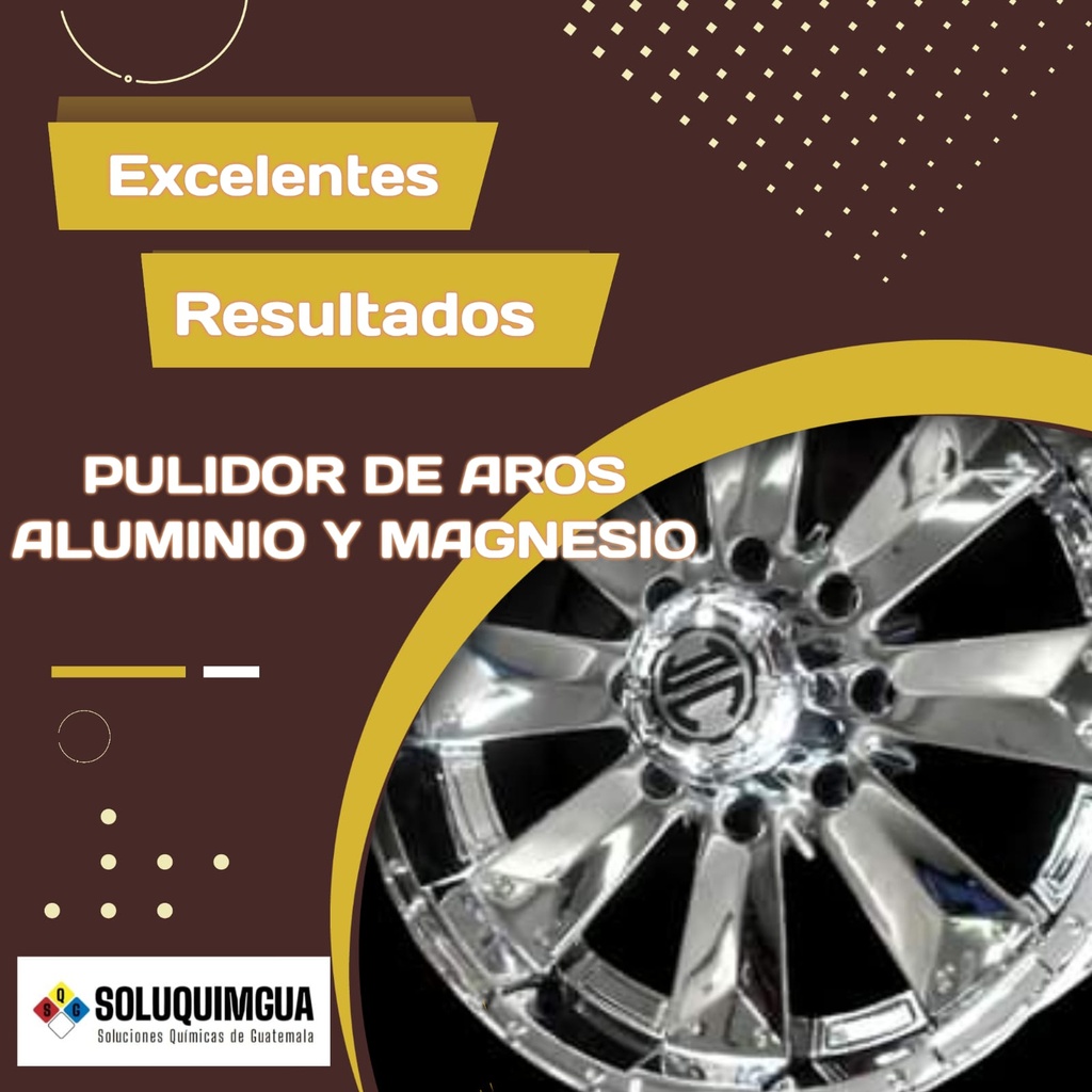 Pulidor de aros de aluminio y magnesio